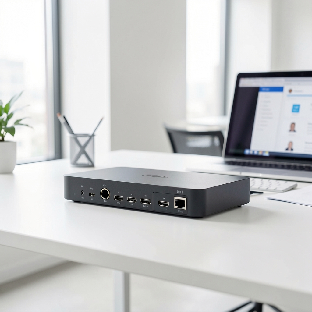 Dell docking station WD22TB4 Thunderbolt 4 cu 130W Power Delivery, 2x DisplayPort 1.4, HDMI 2.0, RJ45 2.5G, USB 3.2, pentru laptop Dell si universal