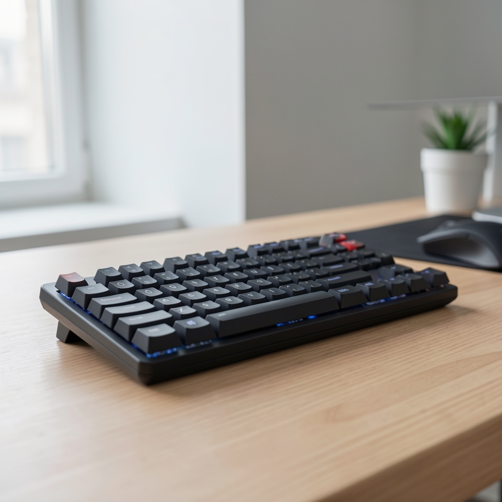 Tastatură mecanică wireless Logitech MX Keys S cu taste cu retroiluminare LED albă, layout românesc și conectivitate Bluetooth multiplu dispozitiv