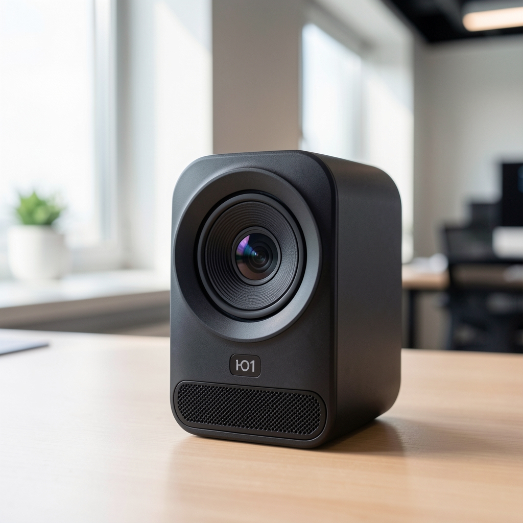 Sistem complet videoconferinta Poly Studio P15 cu camera 4K, microfon si speaker integrat, AI tracking, USB-C, plug and play pentru birou